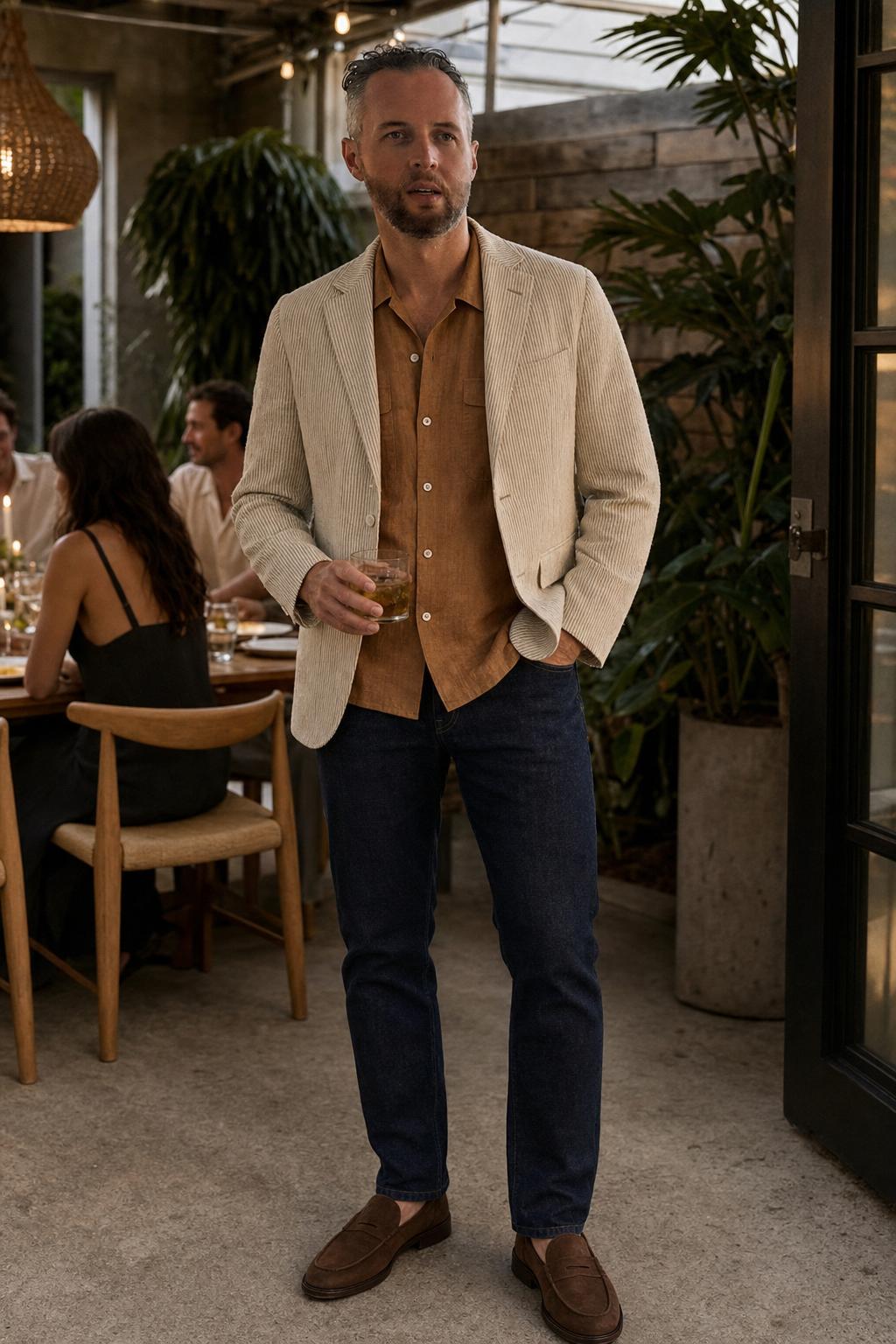 Buck Mason lookbook — Venice Dinner Party